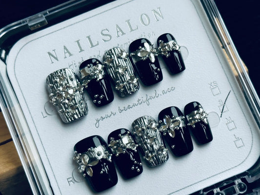 The "Midnight Shimmer" Dark Coffin Set