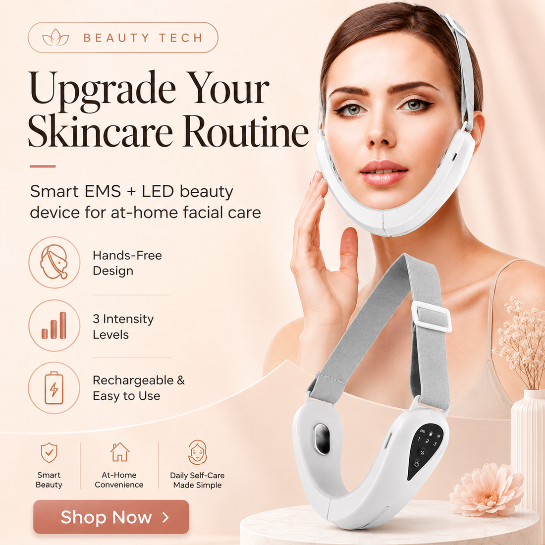 Microcurrent LED V-Face Lifting Device – The At-Home Facial That Actually Works