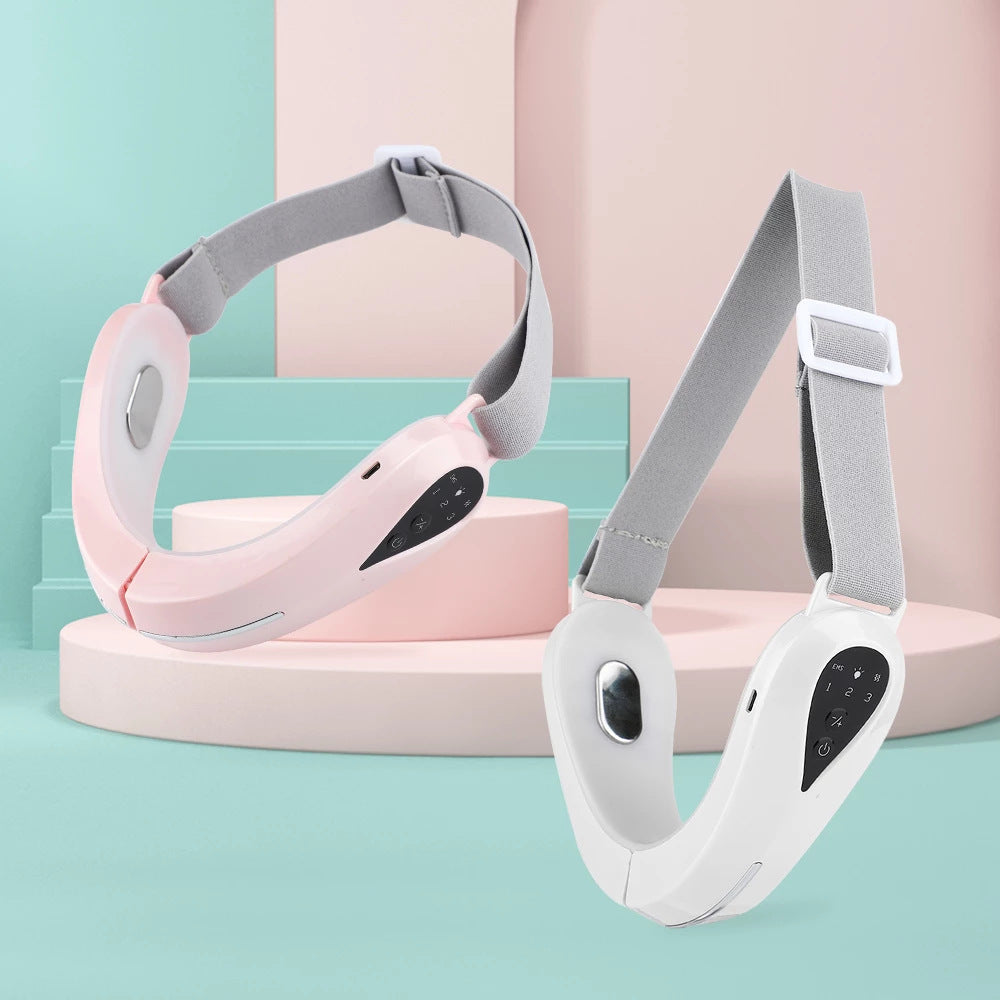 Microcurrent LED V-Face Lifting Device – Smart Facial Slimming Beauty Tool