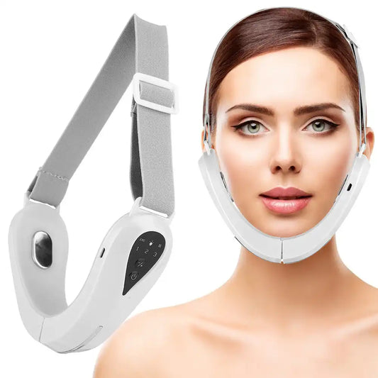 Microcurrent LED V-Face Lifting Device – Smart Facial Slimming Beauty Tool