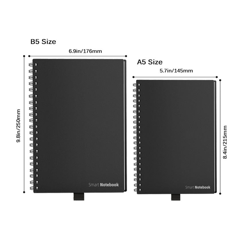 Smart Notebook – Reusable, Erasable & App-Connected | A5 & A4
