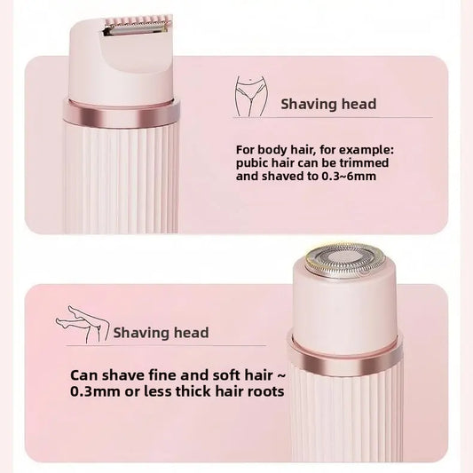 2-in-1 Dual Head Electric Hair Shaver for Women