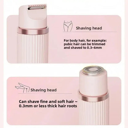 2-in-1 Dual Head Electric Hair Shaver for Women