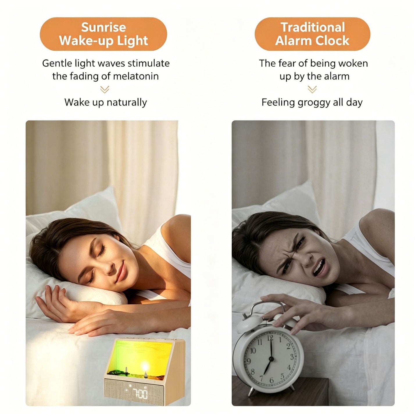 Sunrise Wake-up Alarm Clock