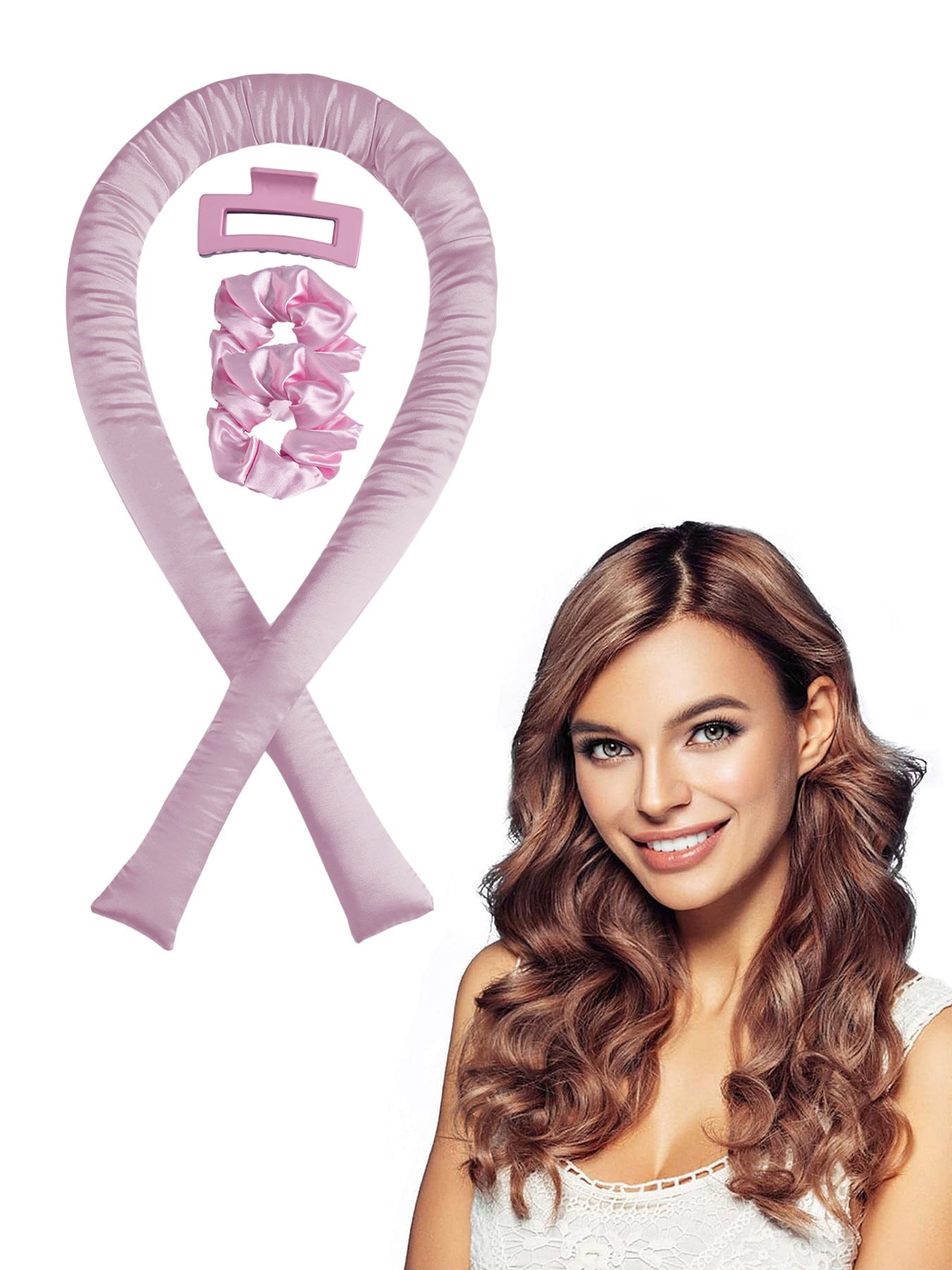 Heatless Curling Rod Set |  No Heat Damage Overnight Curls