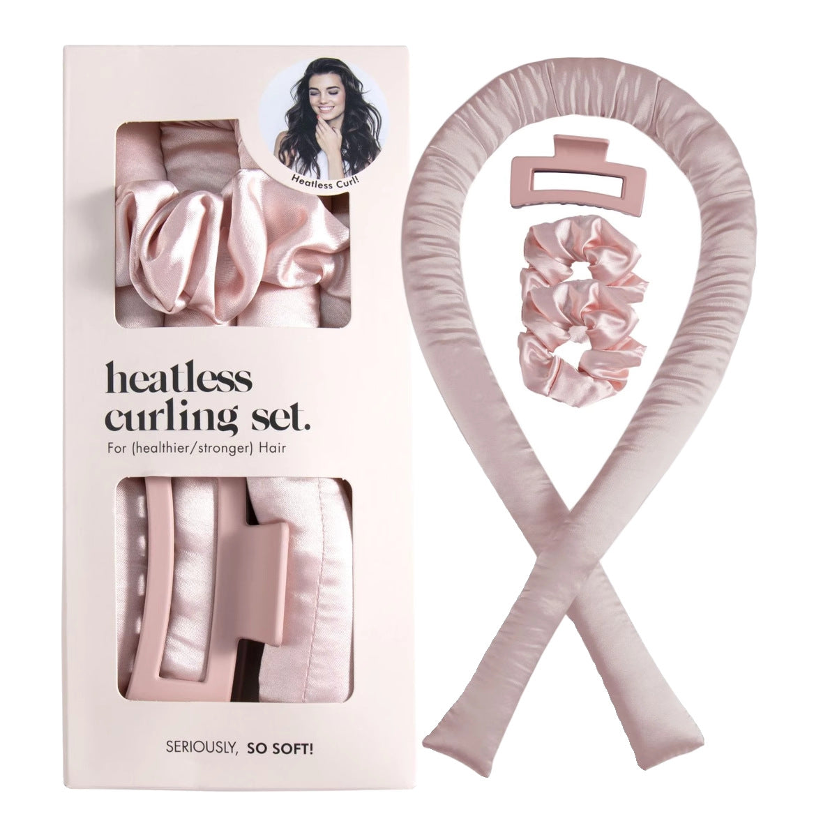 Heatless Curling Rod Set |  No Heat Damage Overnight Curls
