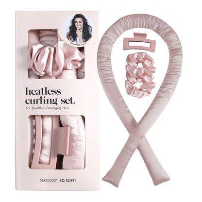 Heatless Curling Rod Set |  No Heat Damage Overnight Curls