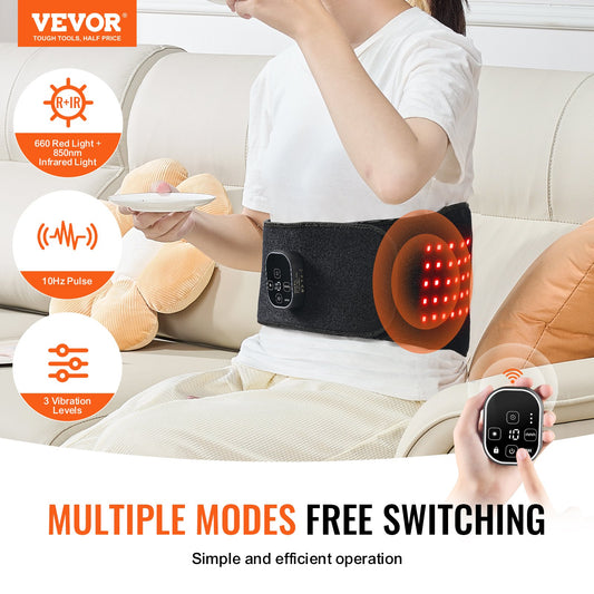 Red Light Therapy Belt – 660nm & 850nm Infrared Wrap for Pain Relief