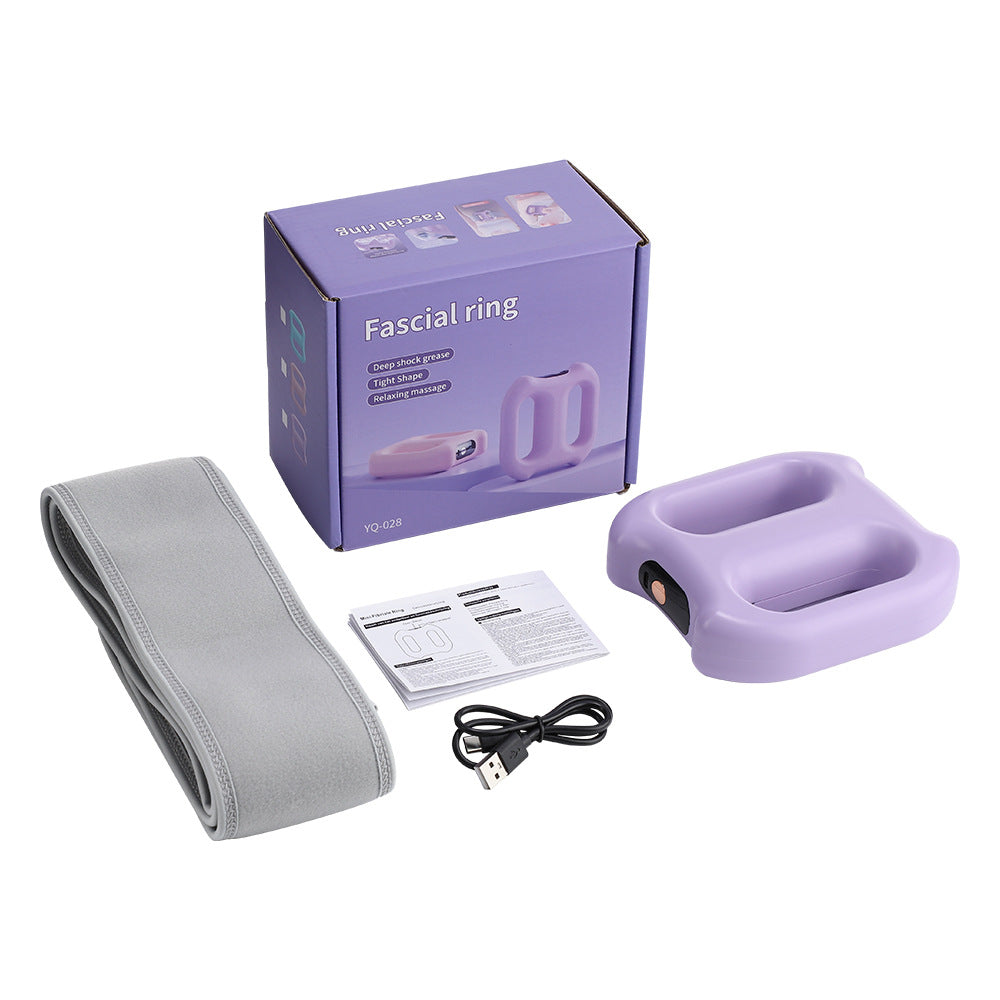 Portable Dual Ring Fascia Massager with Variable Frequency