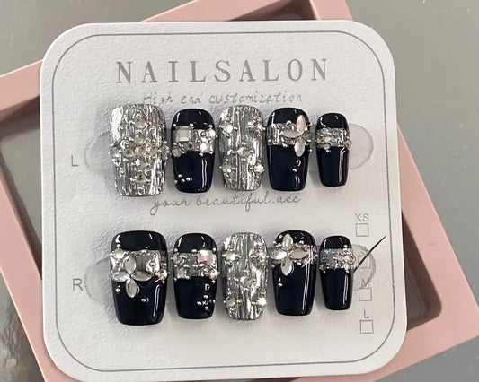 The "Midnight Shimmer" Dark Coffin Set