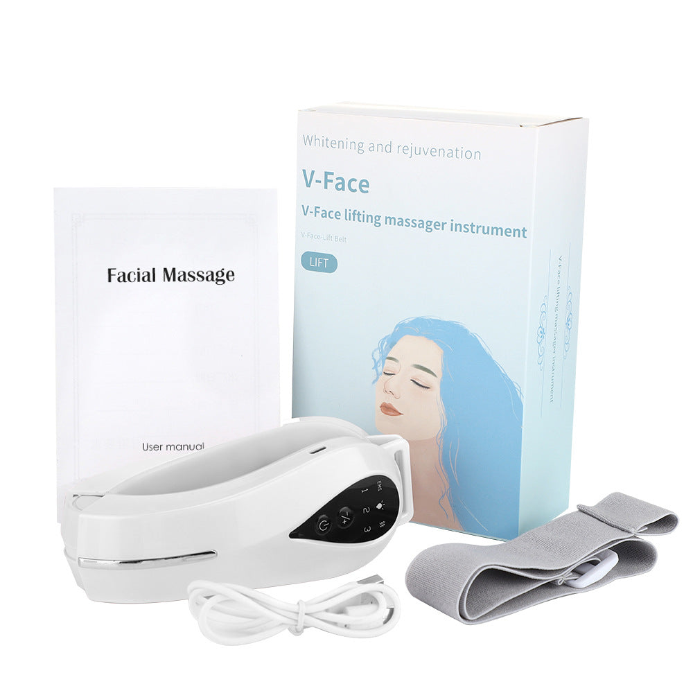Microcurrent LED V-Face Lifting Device – Smart Facial Slimming Beauty Tool