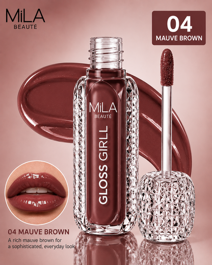 ✨ MILA BEAUTÉ Gloss Girl Lip Gloss – High Shine & Hydrati
