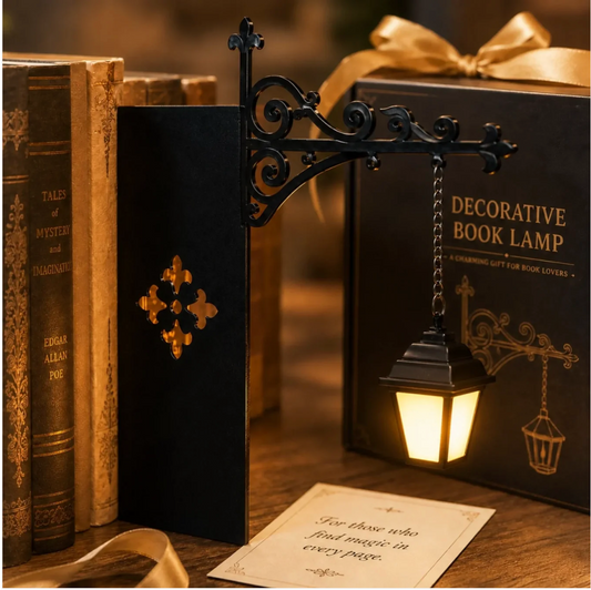 Bookshelf Lantern Light ? Cozy Warm Glow Reading Lamp | Free Shipping