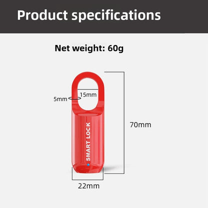 Fingerprint Padlock – Smart Biometric Lock for Luggage & Bags